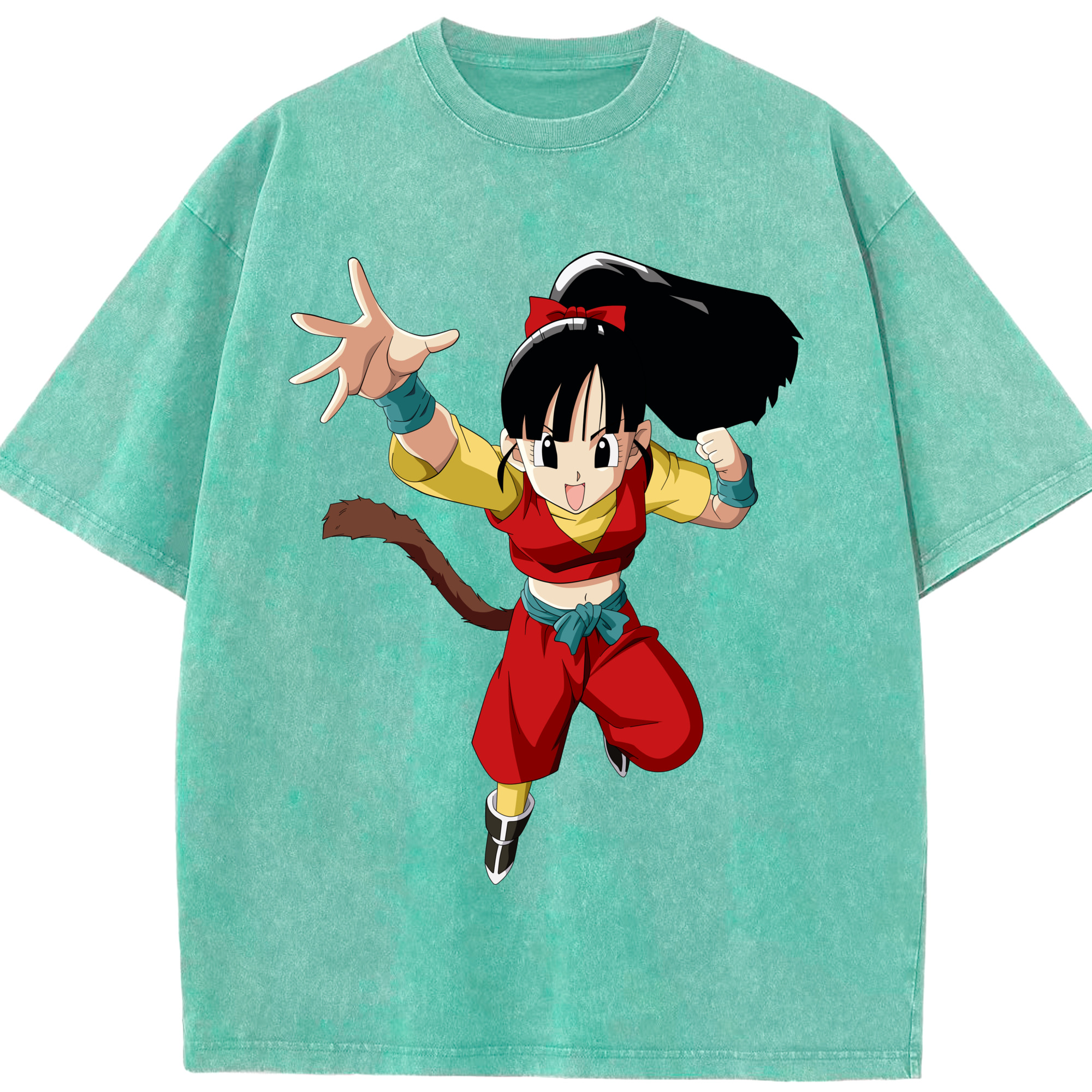 （画像用） ドラゴンボール パン DRAGON BALL Pan 綿100% ヴィンテージ風 半袖Tシャツ（フロントプリント）